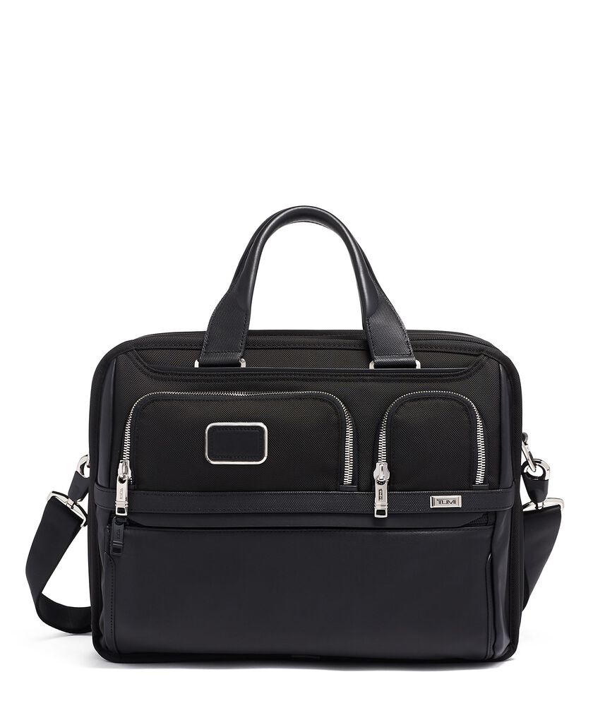 TUMI ALPHA Exp Org Laptop Brief  hi-res | TUMI