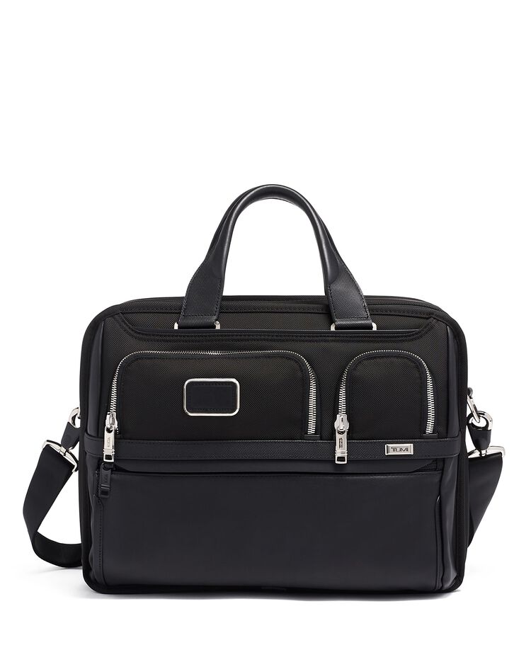 TUMI ALPHA Exp Org Laptop Brief  hi-res | TUMI