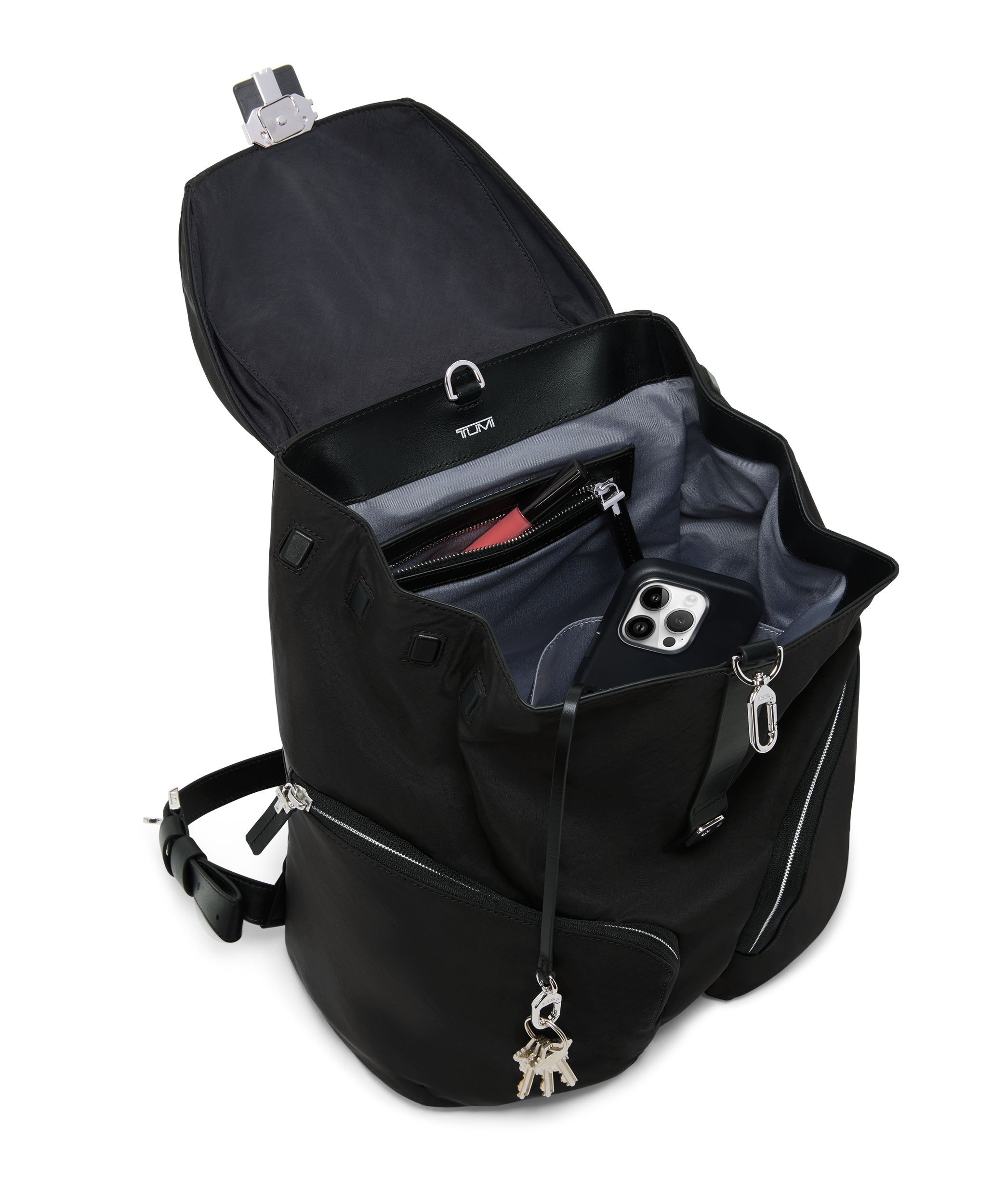 Journey Medium Backpack BLACK Original | TUMI Indonesia
