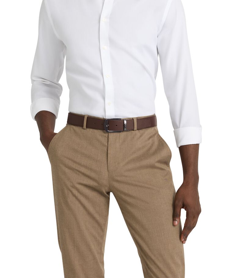 TUMI BELTS Rounded Reversible Pebbled to Smooth Belt 35mm  hi-res | TUMI