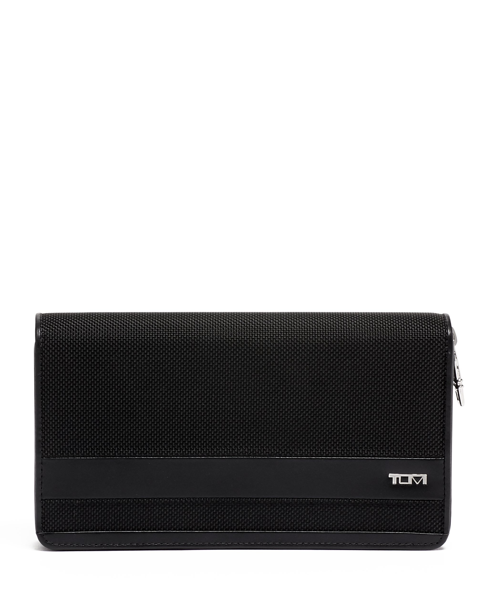 Tumi id lock zip around travel wallet sale