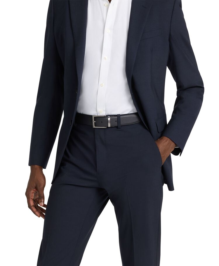 TUMI BELTS Rectangle Reversible Saffiano Leather Belt 35mm  hi-res | TUMI