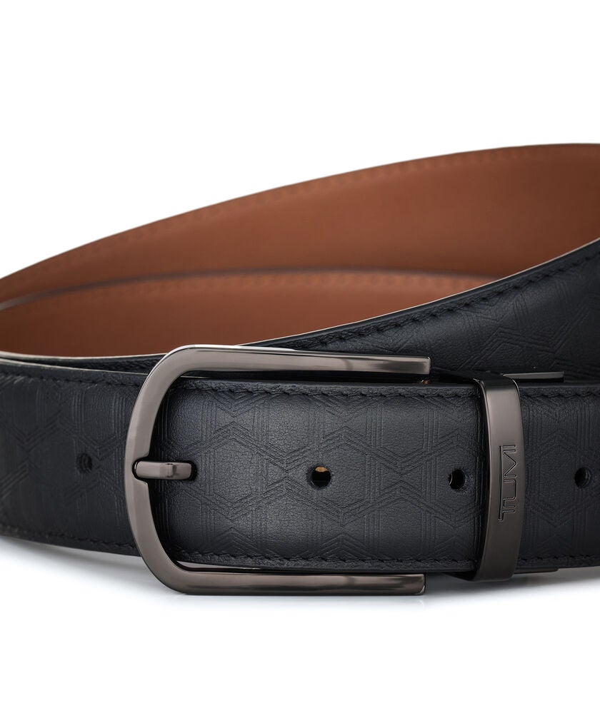 TUMI BELTS T-Embossed Reversible Belt 35mm  hi-res | TUMI
