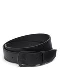 Rounded Rectangle Leather Belt 35mm