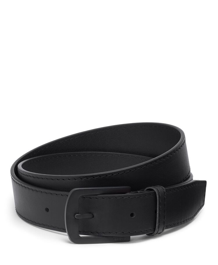 TUMI BELTS Rounded Rectangle Leather Belt 35mm  hi-res | TUMI
