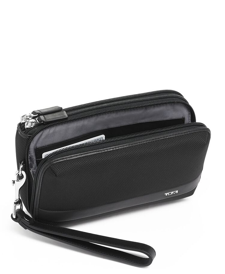Tumi ALPHA SLG TRIPLE ZIP CLUTCH  hi-res | TUMI