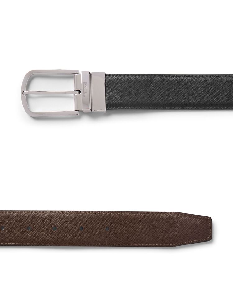TUMI BELTS Horseshoe Reversible Saffiano Leather Belt 35mm  hi-res | TUMI