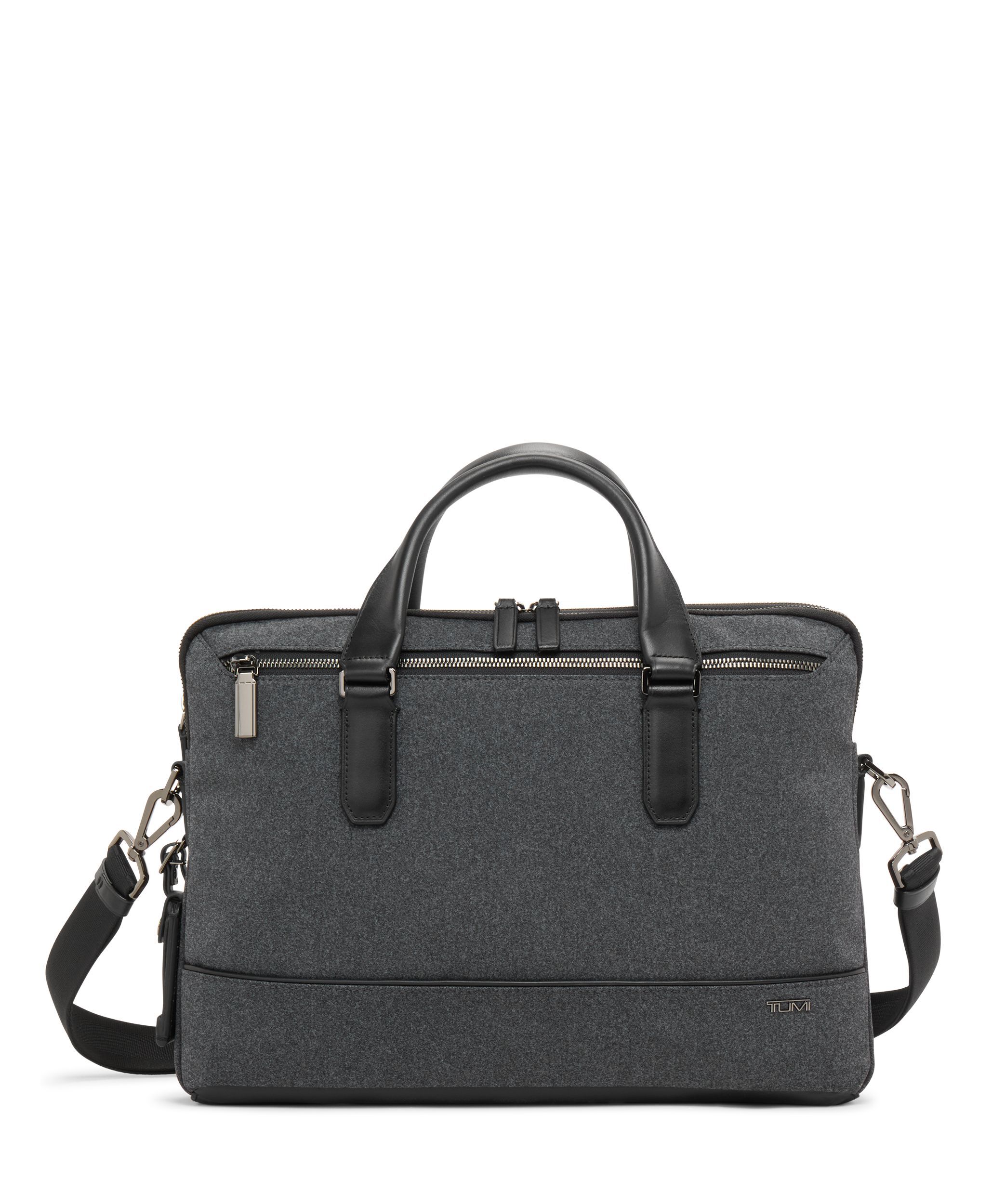 Sycamore Slim Brief DARK CHARCOAL Original | TUMI Indonesia