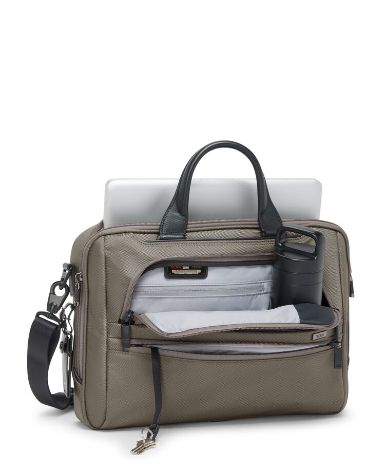 TUMI ALPHA Medium 15" Briefcase  hi-res | TUMI