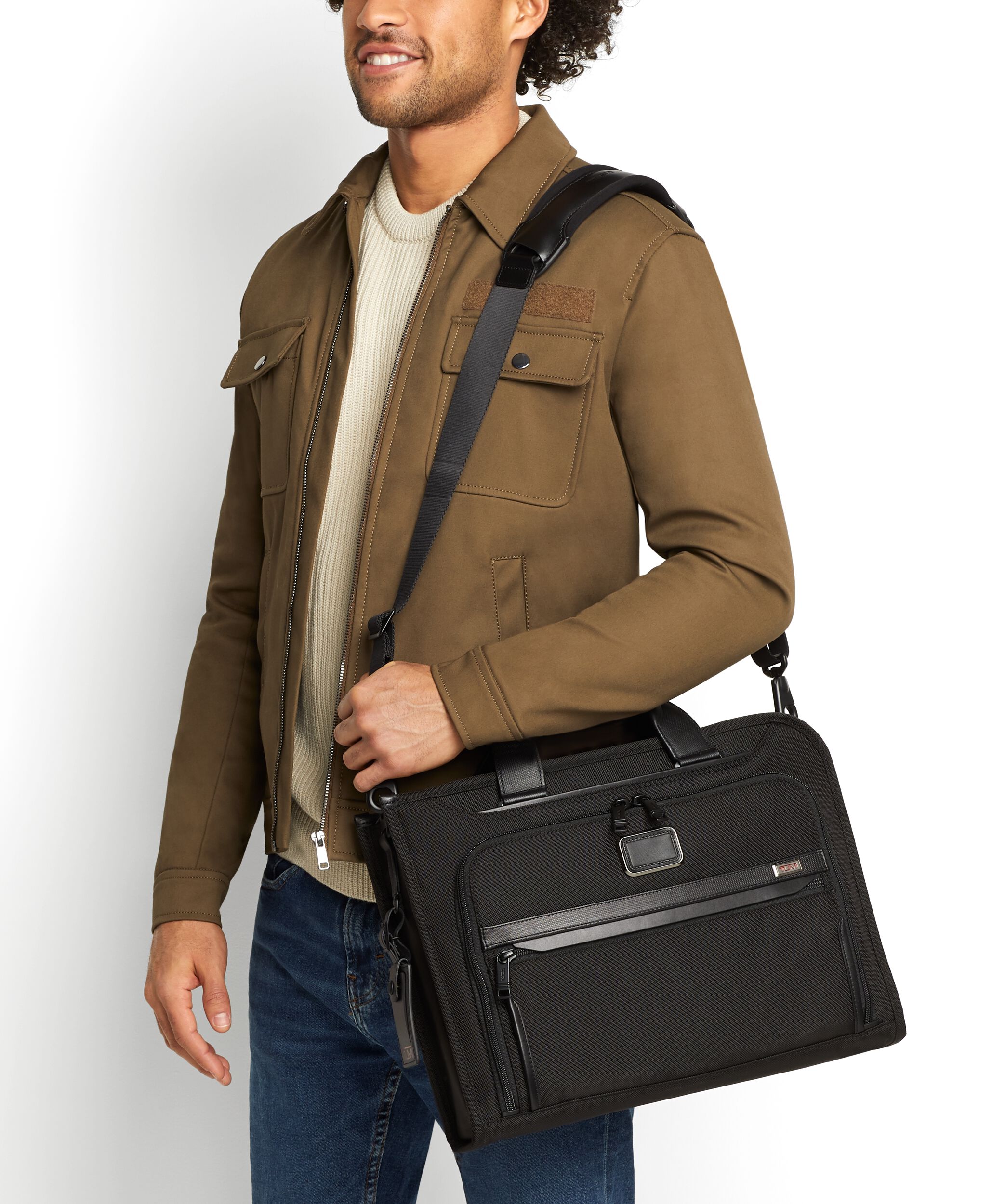 Tumi alpha hot sale slim deluxe portfolio
