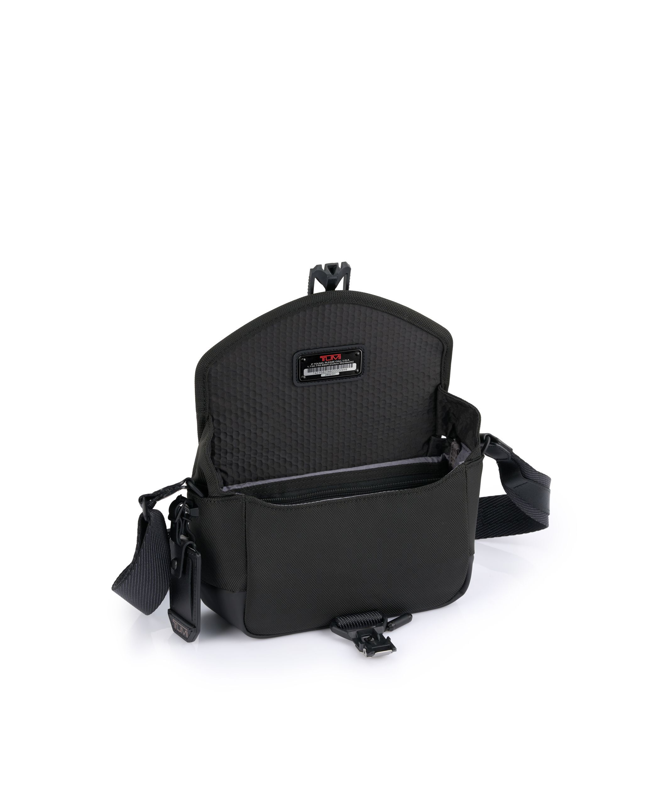 Compass Flap Crossbody BLACK Original | TUMI Indonesia