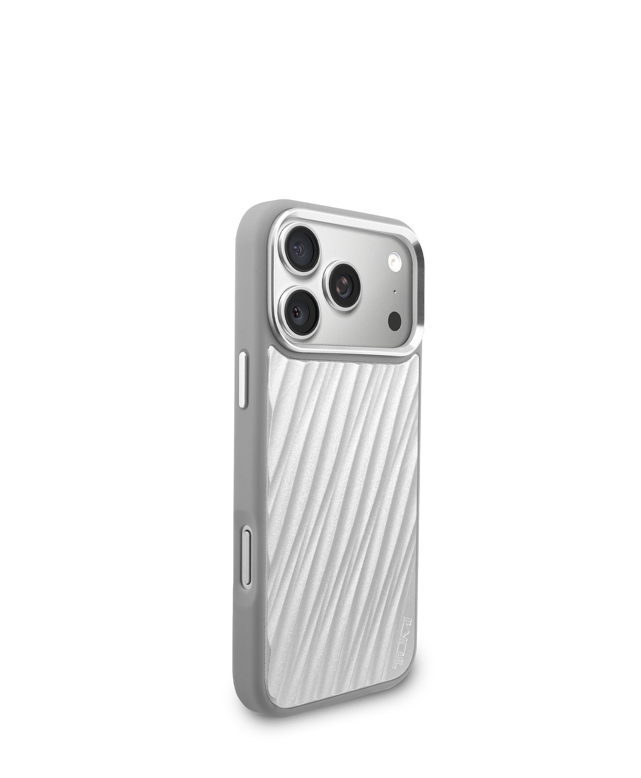 TUMI iPhoneケース シルバー ストライプ Aluminum iPhone 17 Pro Max Case SILVER Original | TUMI Indonesia