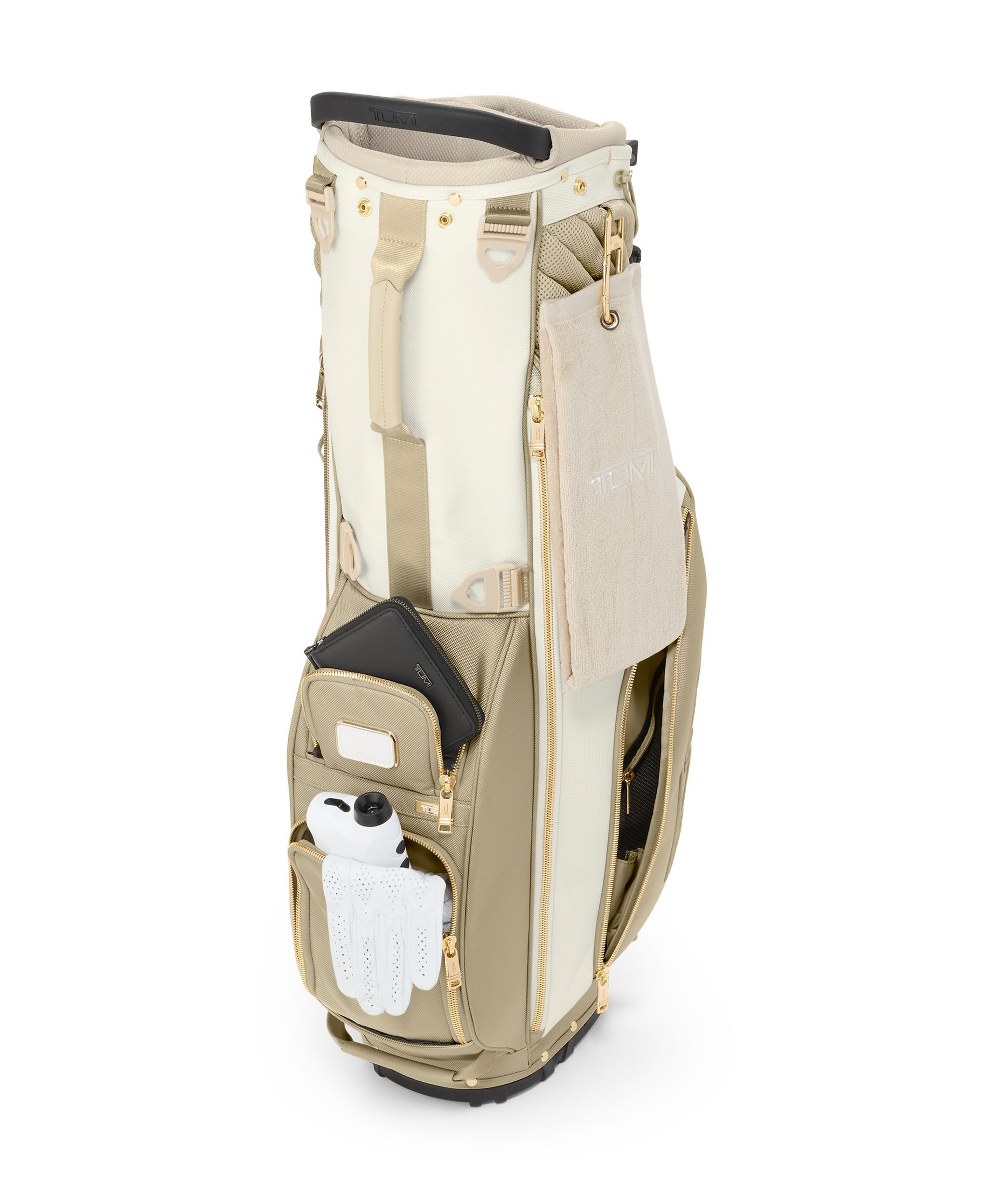 Golf Stand Bag OFF WHITE/TAN Original | TUMI Indonesia