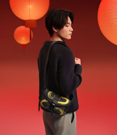 ALPHA BRAVO Compass Flap Crossbody  lifestyle | TUMI