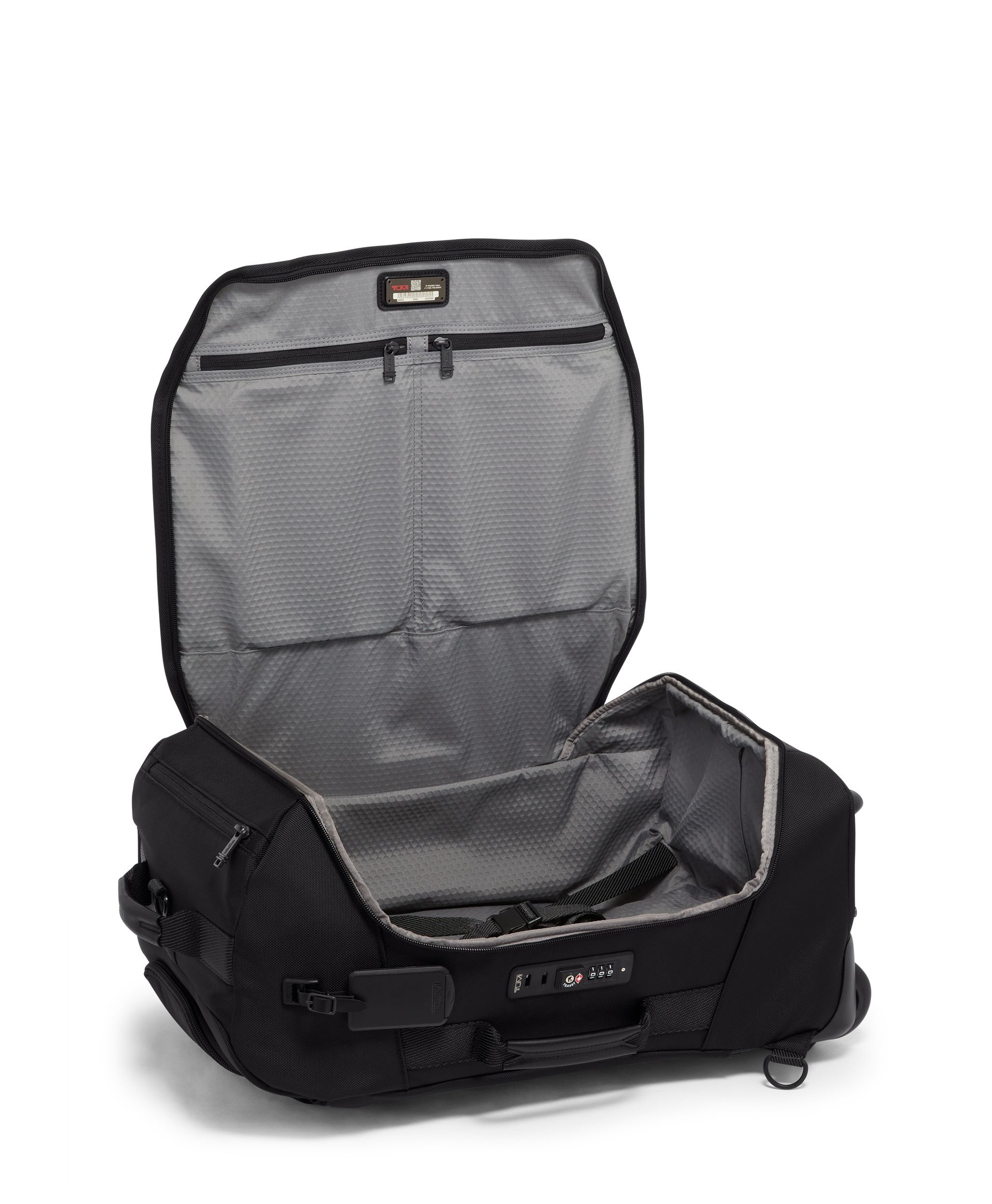 International 2 Wheel Duffel Backpack Carry On BLACK Original