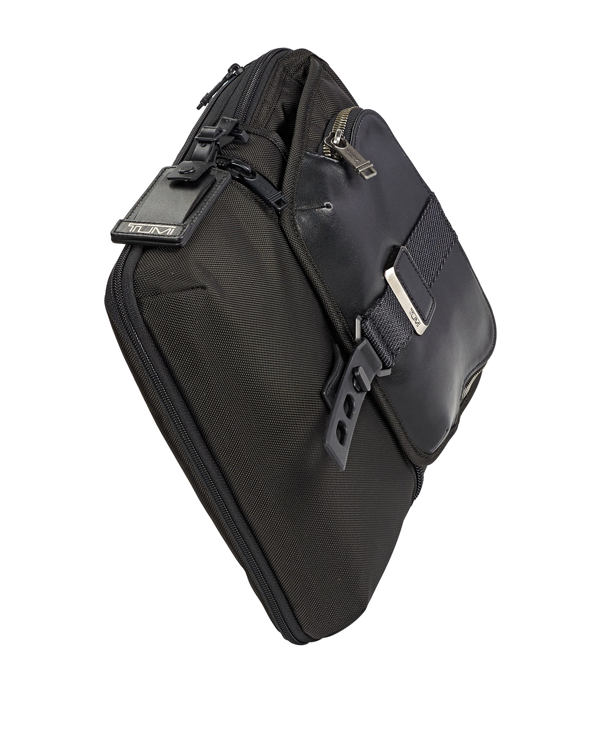 Arnold Zip Flap BLACK Original | TUMI Indonesia