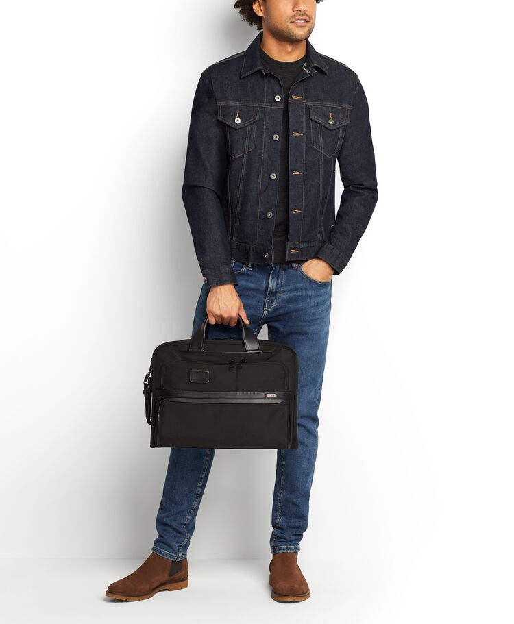 Tumi TUMI ALPHA SLIM THREE WAY BRIEF  hi-res | TUMI