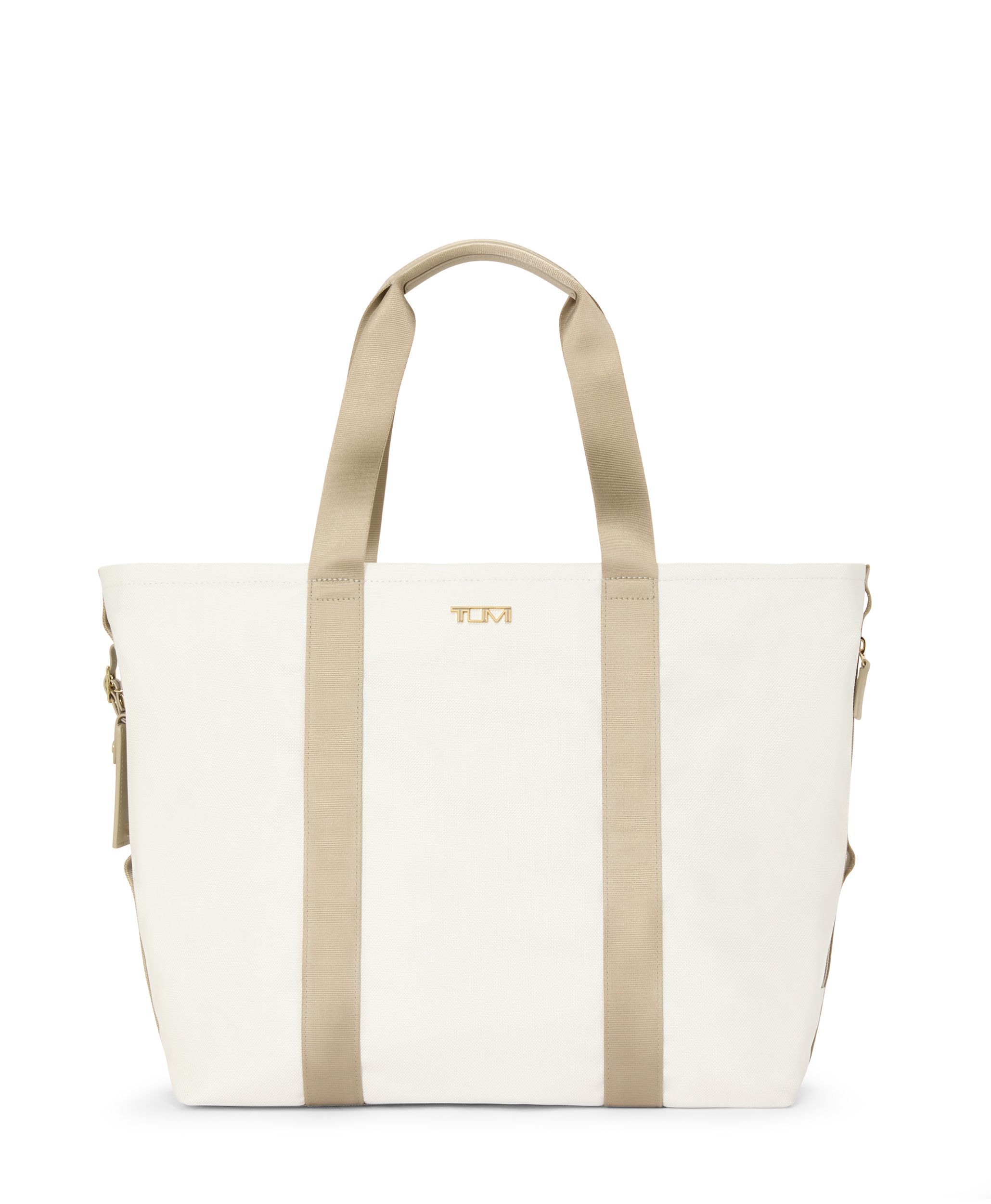 TUMI★トートバッグ★茶系★旅行★おしゃれ Essential Medium East West Tote OFF WHITE/TAN Original | TUMI