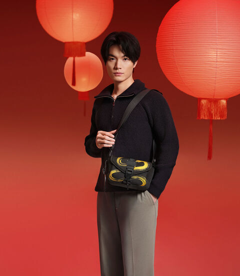 ALPHA BRAVO Compass Flap Crossbody  lifestyle | TUMI