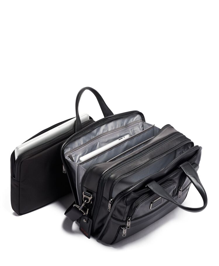 TUMI ALPHA Expandable Organizer Laptop Brief  hi-res | TUMI