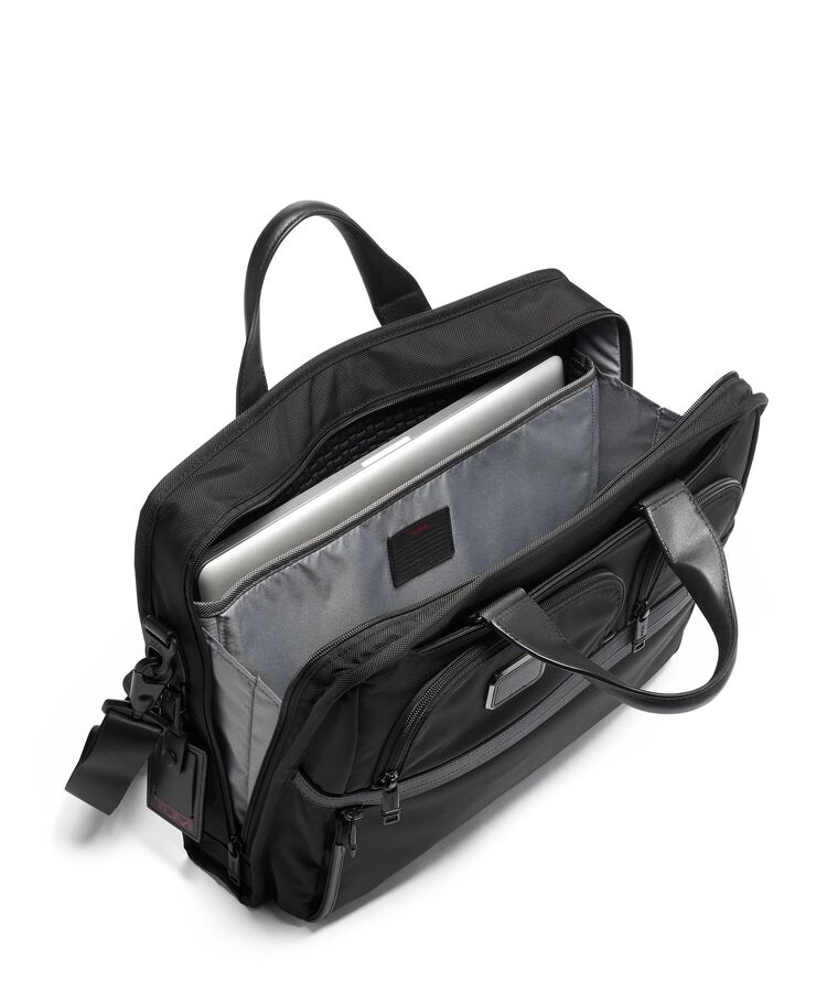 Tumi TUMI ALPHA COMPACT LG LAPTOP BRIEF  hi-res | TUMI