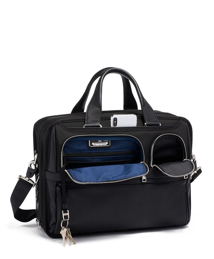 TUMI ALPHA Exp Org Laptop Brief  hi-res | TUMI