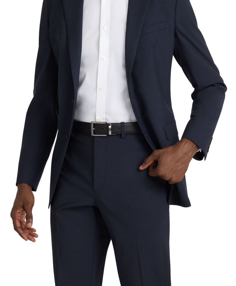 TUMI BELTS Rectangle Reversible Saffiano To Smooth Leather Belt 35mm  hi-res | TUMI