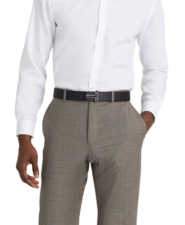 TUMI BELTS T Buckle Reversible Leather Belt 35mm  hi-res | TUMI