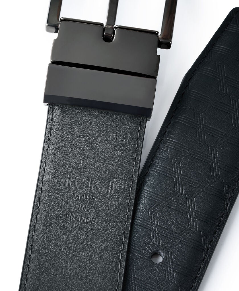 TUMI BELTS T-Embossed Reversible Saffiano Leather Belt 35mm  hi-res | TUMI