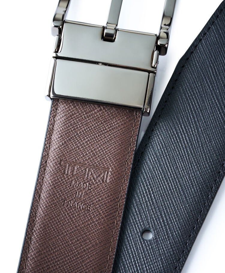 TUMI BELTS Rectangle Reversible Saffiano Leather Belt 35mm  hi-res | TUMI