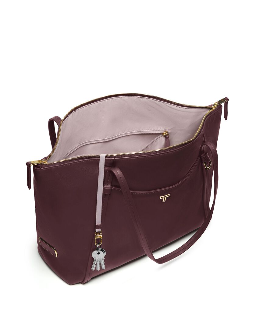 VOYAGEUR Leather Q Tote  hi-res | TUMI