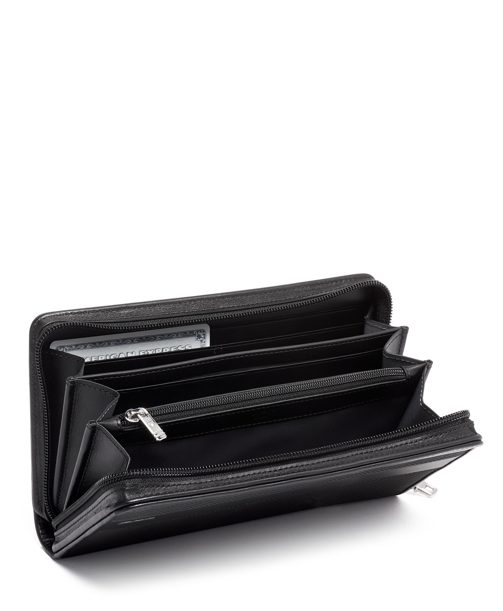 Zip-Around Travel Wallet BLACK Original | TUMI Indonesia