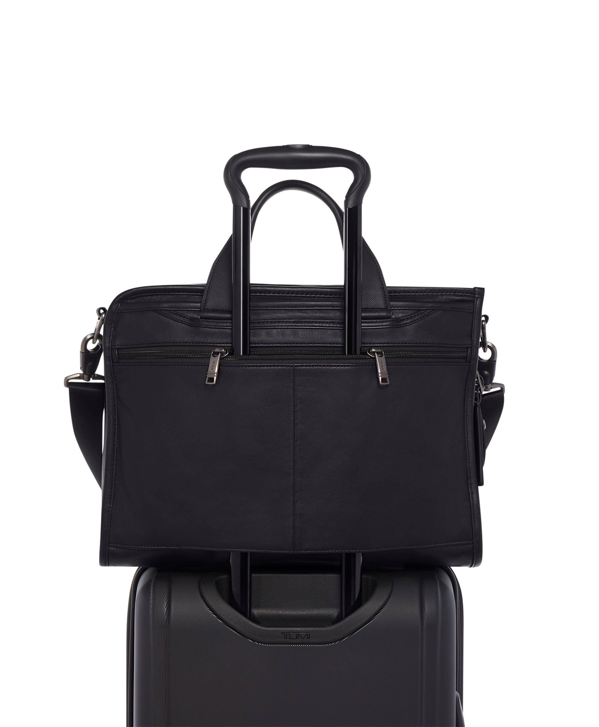 Tumi deluxe 2025 computer portfolio brief