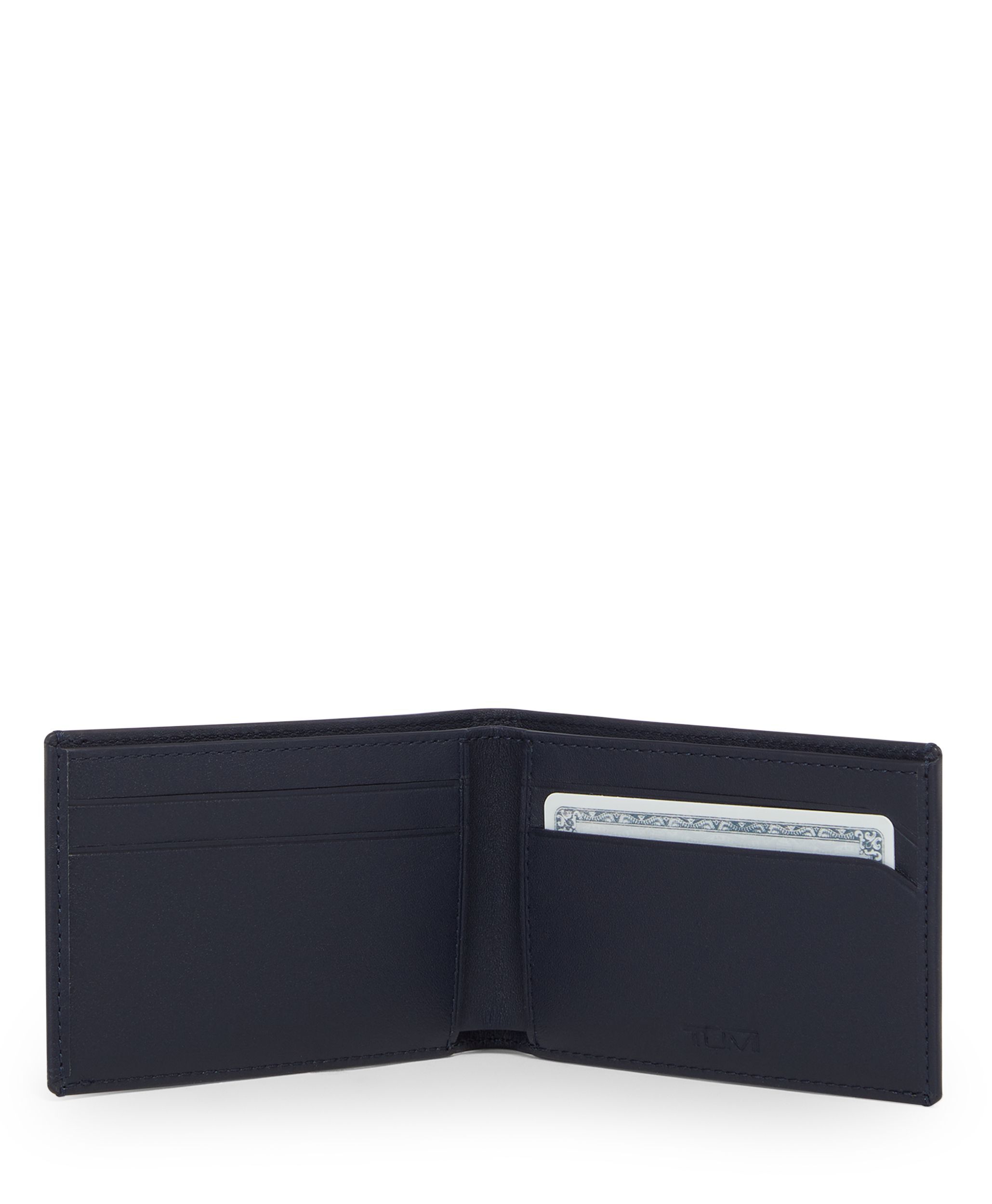 Slim Single Billfold NAVY T Original | TUMI Indonesia