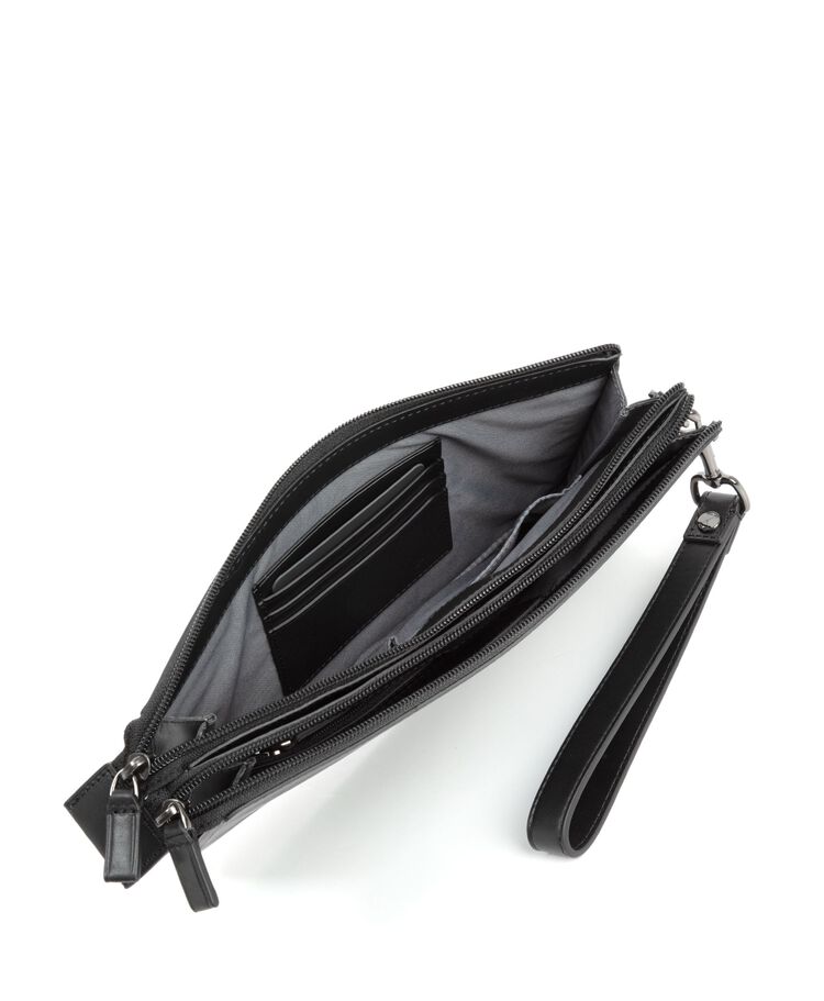Tumi NASSAU SLG DOUBLE ZIP CLUTCH  hi-res | TUMI