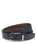 Horseshoe Reversible Saffiano Leather Belt 35mm