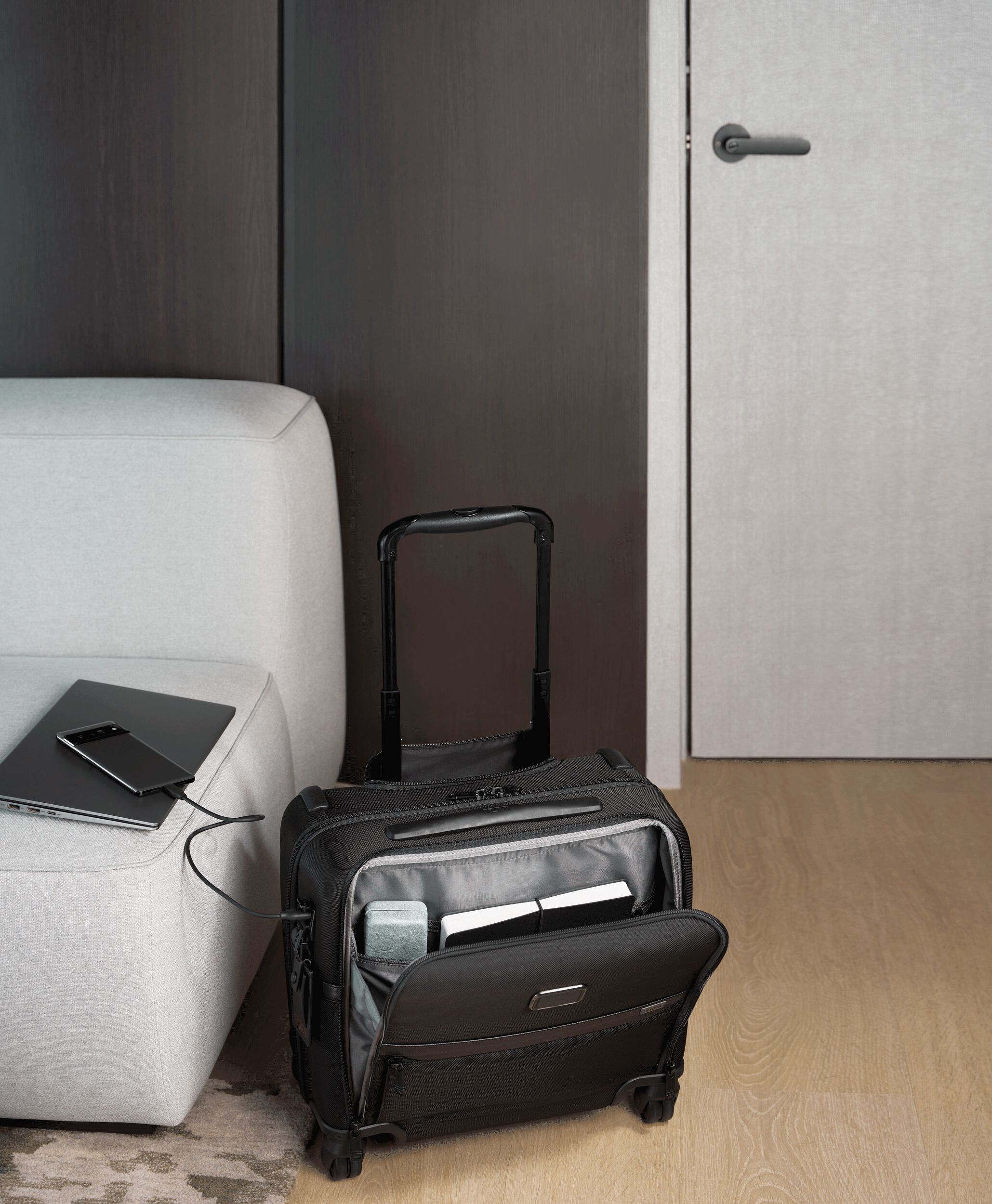 Tumi alpha compact wheeled duffel discount