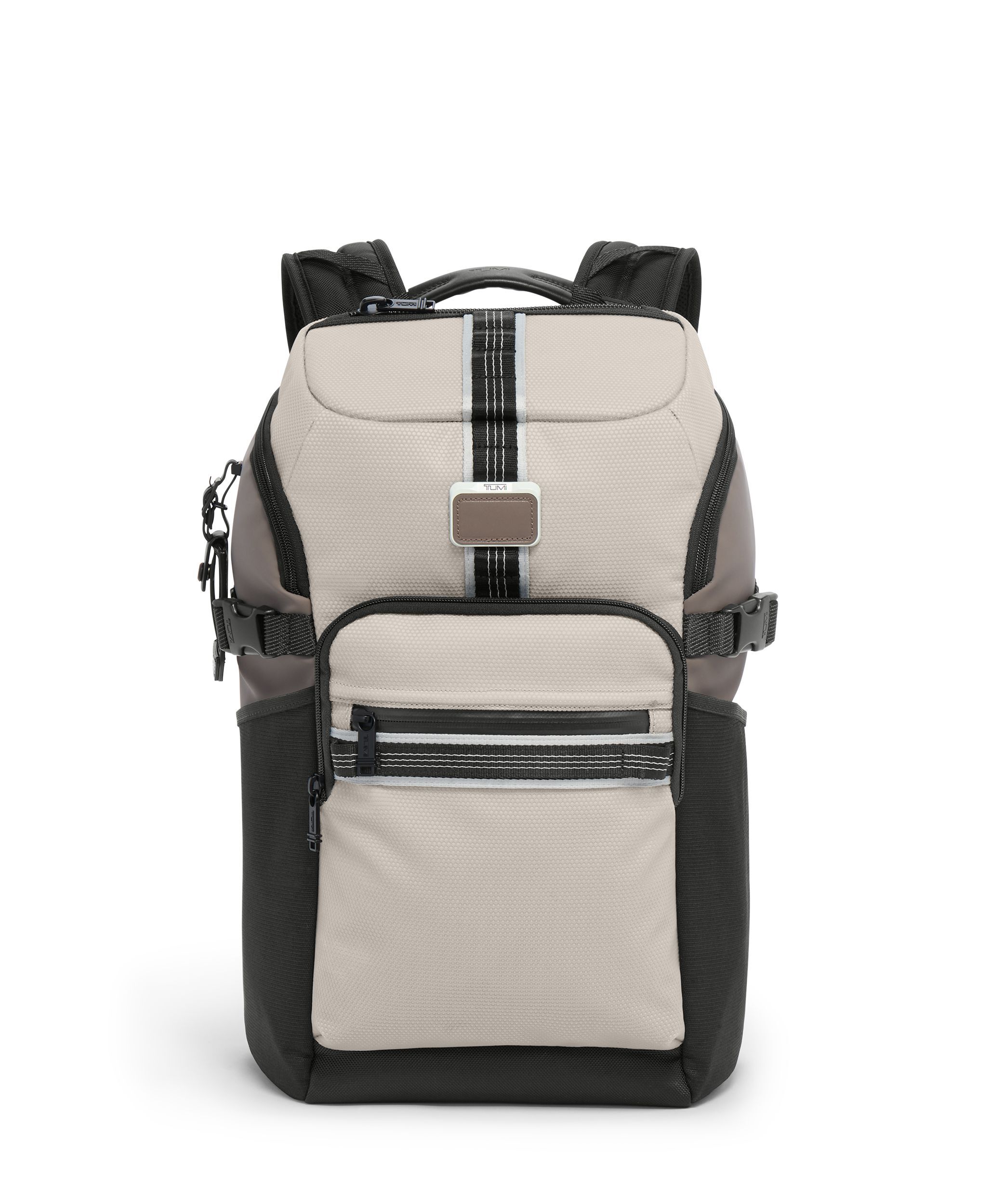 TUMI ALPHA BRAVO Logistic Backpack Leather Black Outlet