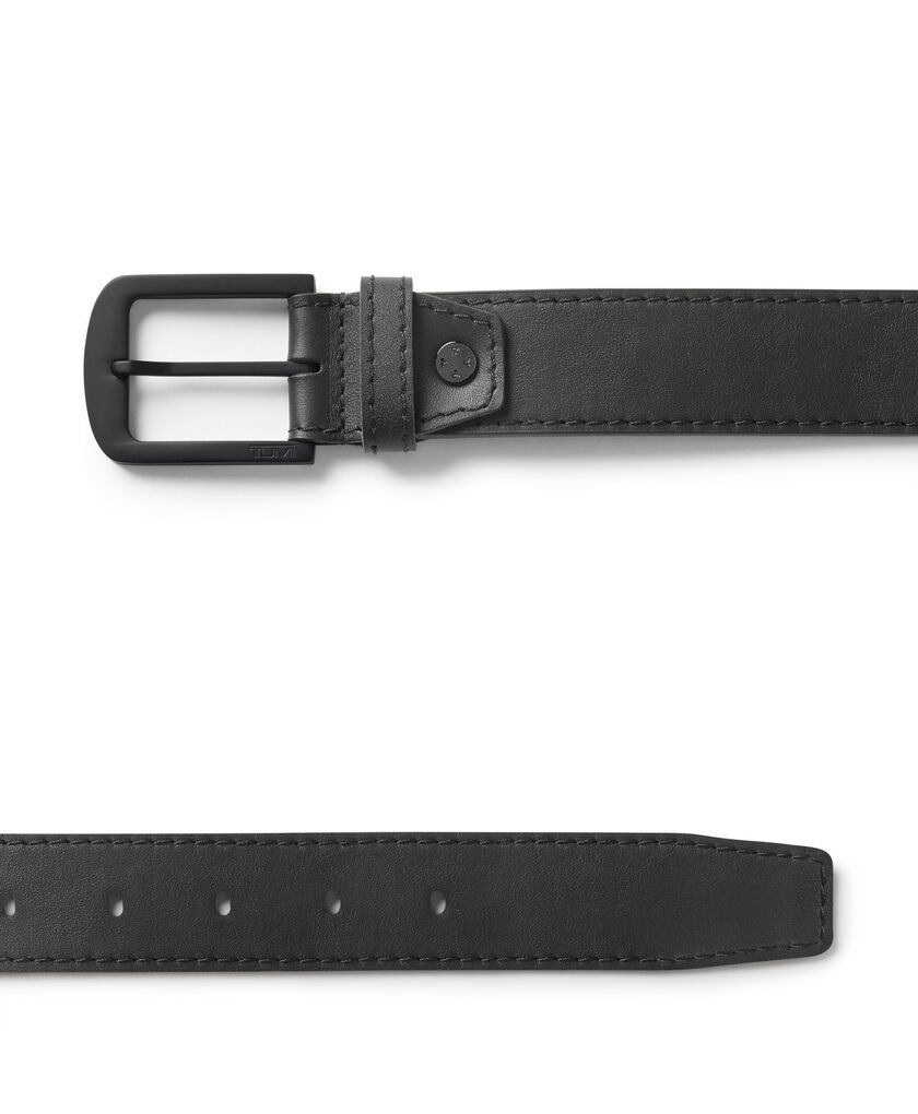TUMI BELTS Rounded Rectangle Leather Belt 35mm  hi-res | TUMI