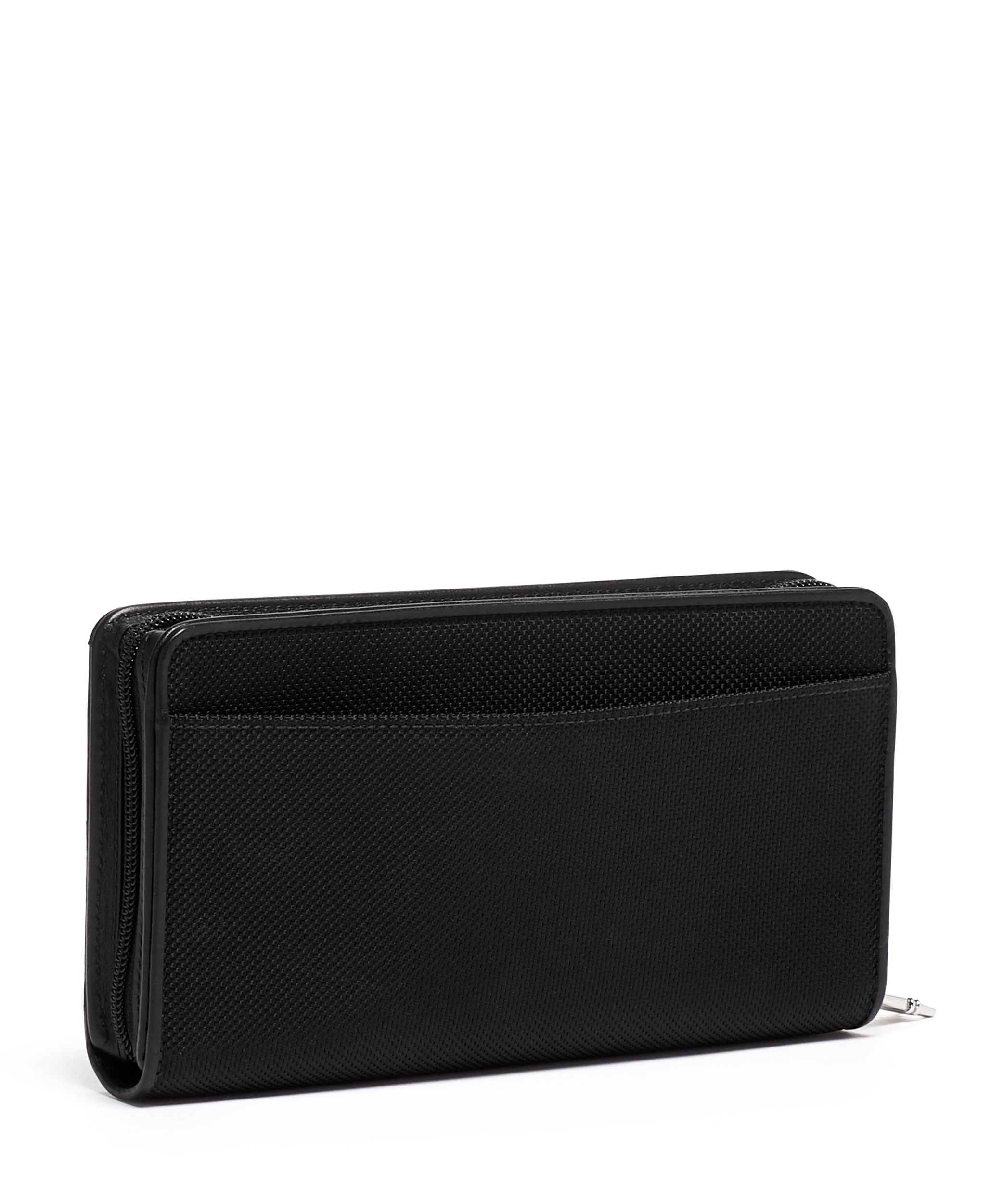 Zip-Around Travel Wallet BLACK Original | TUMI Indonesia