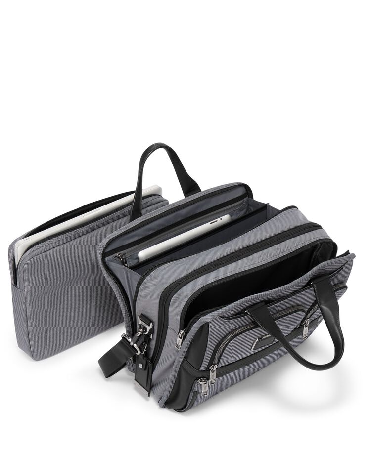 TUMI ALPHA Expandable Organizer Laptop Brief  hi-res | TUMI