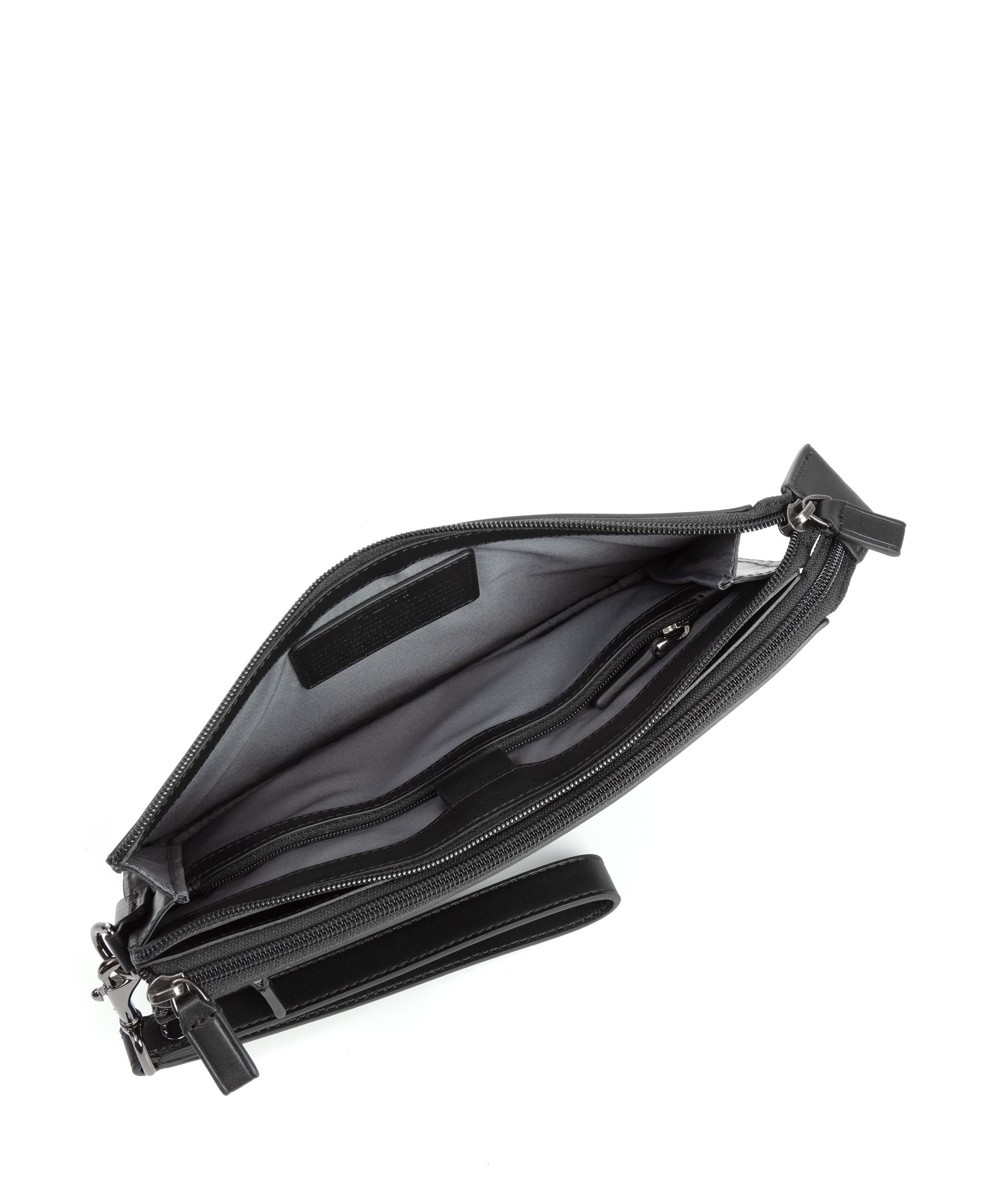 長財布 TUMI DOUBLE ZIP AROUND CLUTCH BLACK Double Zip Clutch BLACK SMOOTH Original | TUMI Indonesia