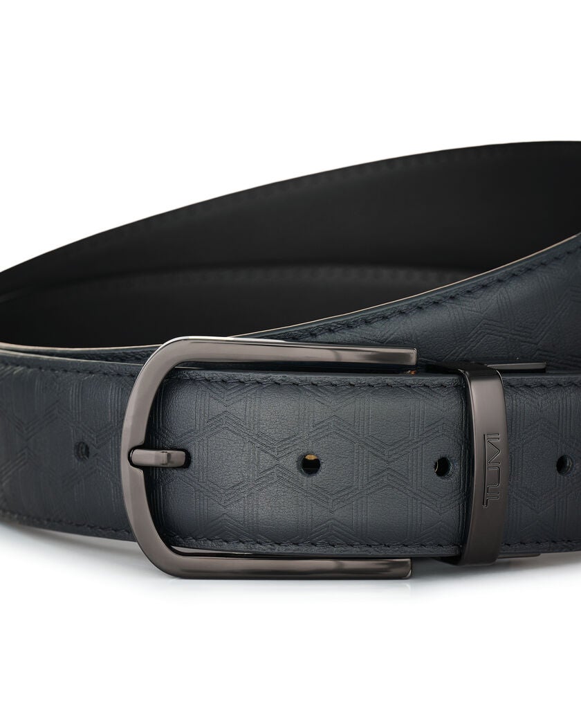 TUMI BELTS T-Embossed Reversible Saffiano Leather Belt 35mm  hi-res | TUMI