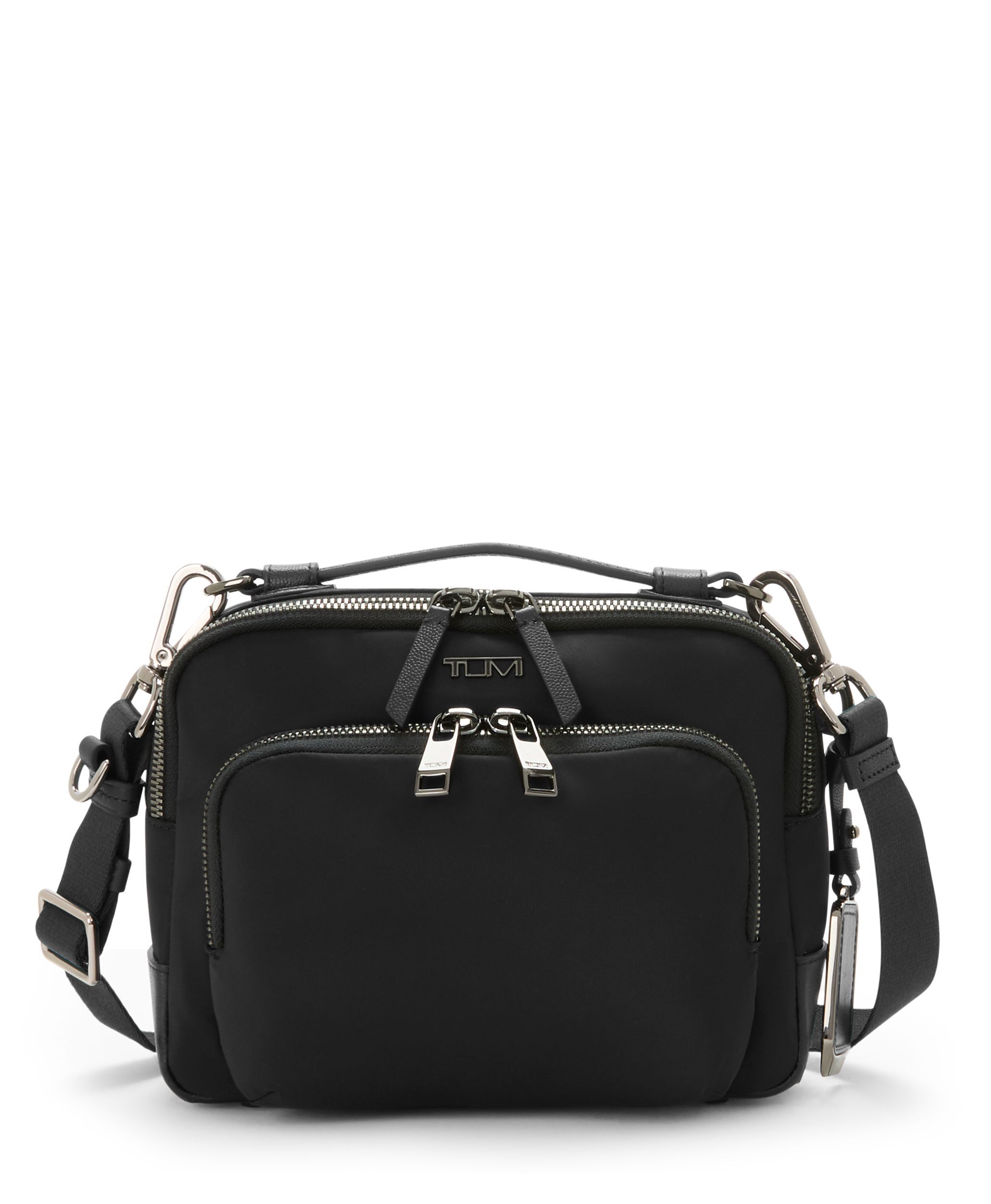 Teghan Crossbody BLACK/GUNMETAL Original | TUMI Indonesia