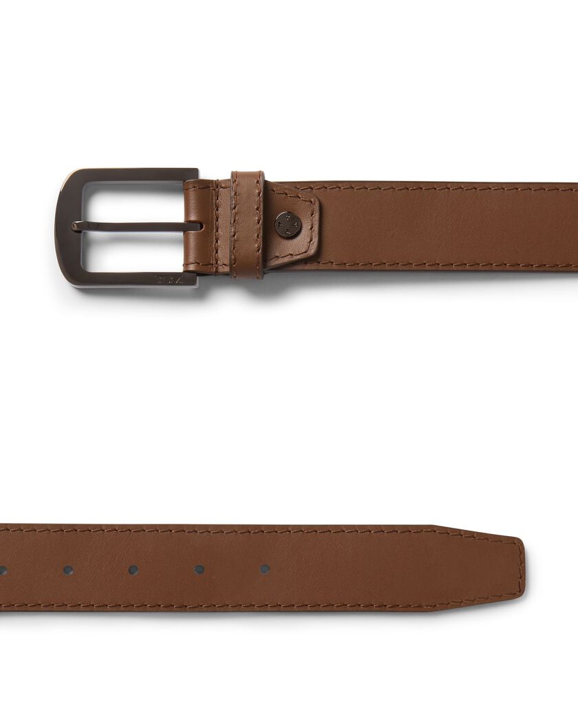 TUMI BELTS Rounded Leather Belt 35mm  hi-res | TUMI