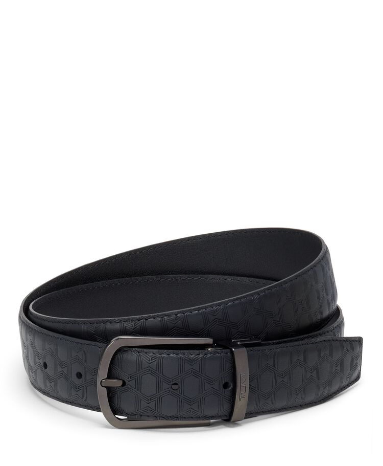 TUMI BELTS T-Embossed Reversible Saffiano Leather Belt 35mm  hi-res | TUMI