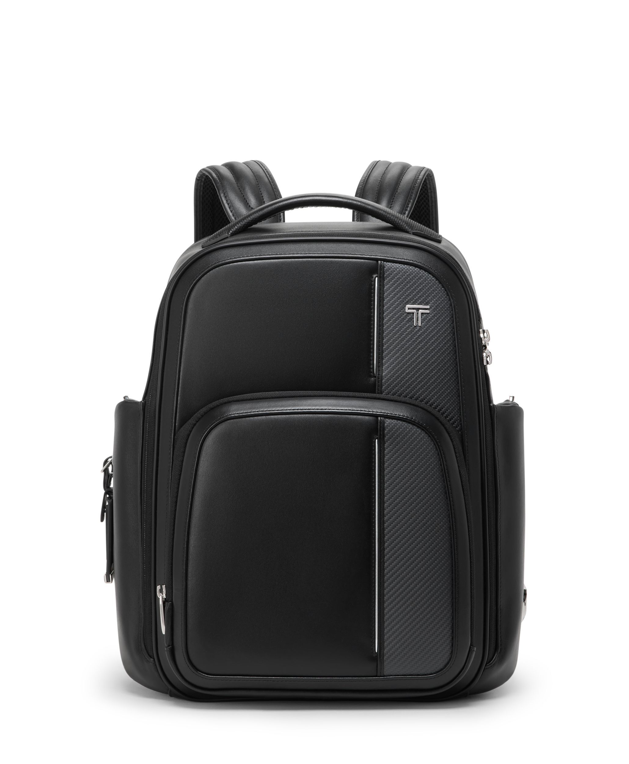 TUMI ARRIVE オールレザー バックパック Barker Large Backpack BLACK Original | TUMI Indonesia