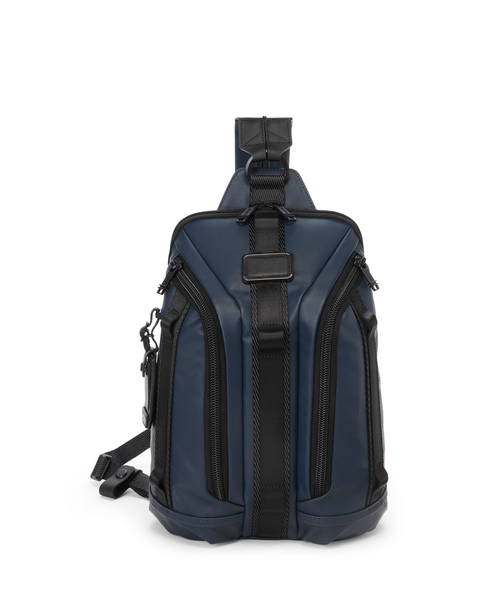Knight Sling NAVY COATED CANVAS Original | TUMI Indonesia