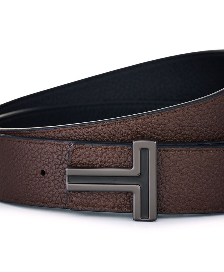 TUMI BELTS T Buckle Reversible Leather Belt 35mm  hi-res | TUMI