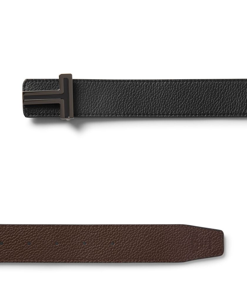 TUMI BELTS T Buckle Reversible Leather Belt 35mm  hi-res | TUMI
